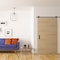 Ekena Millwork Premium J-Top Mount Barn Door Hardware Set w/ 7' Track for 1 3/8" to 2 1/4" Doors, Matte Black GB60010H7MB - alternate 2